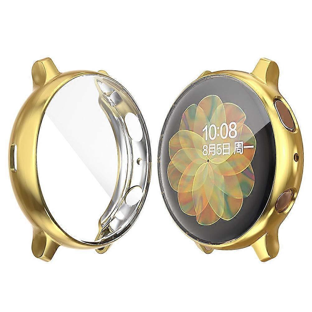 Galaxy Active 2 Protective Case 40mm/44mm Slim Plated TPU Screen Protector Full Coverage Gold색
