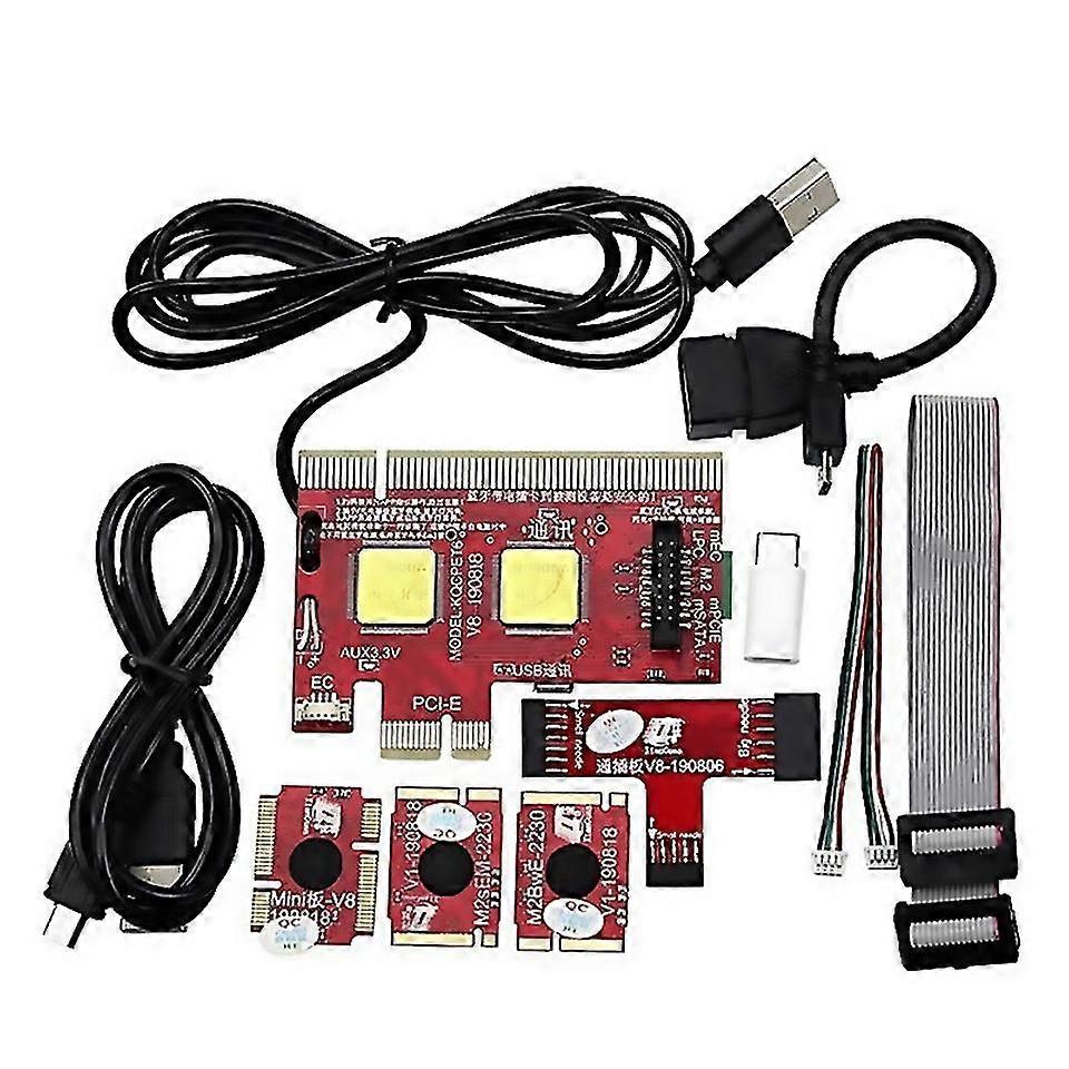 For v8 multifunction laptop and desktop pc universal post diagnostic test card debug support pcipcie
