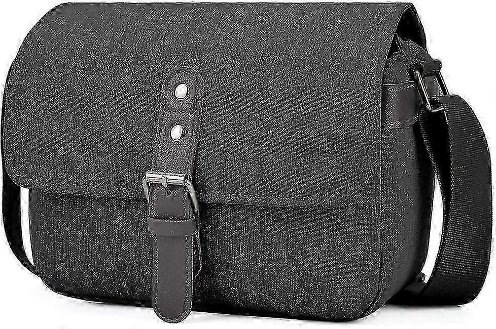 Compact Camera Shoulder Bag, Retro DSLR SLR Mirrorless Camera Messenger Case Bag