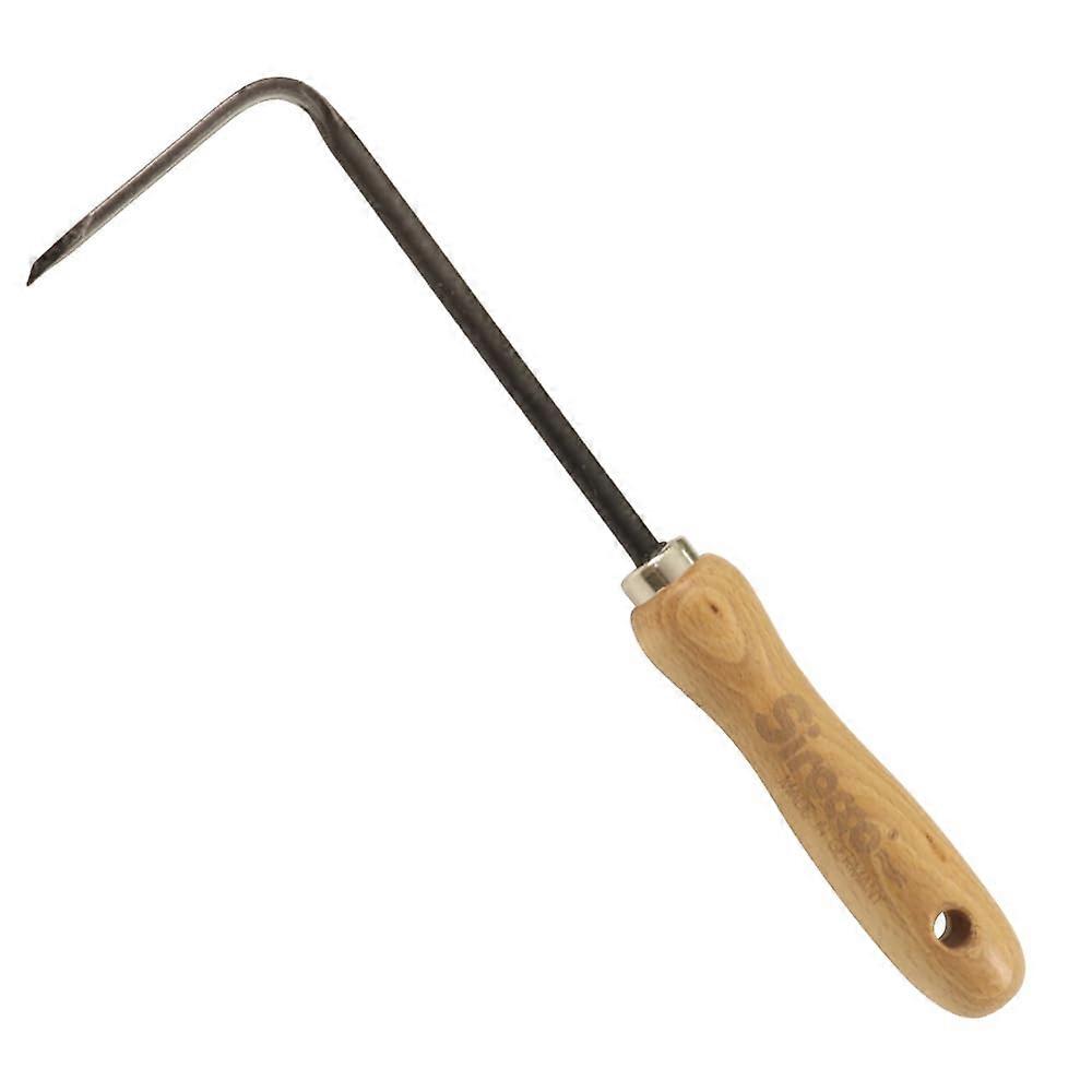 Organic Finger Weeder Tool with Beech Wood Handle, 14 cm Garden Weeding Hand Tool for Precision Weeding and Plant Care