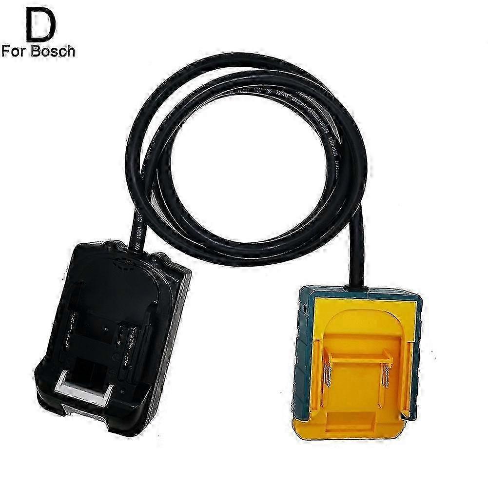 Battery Extension Cord For Makita/bosch /milwaukee/dewalt 18v Lithium Battery