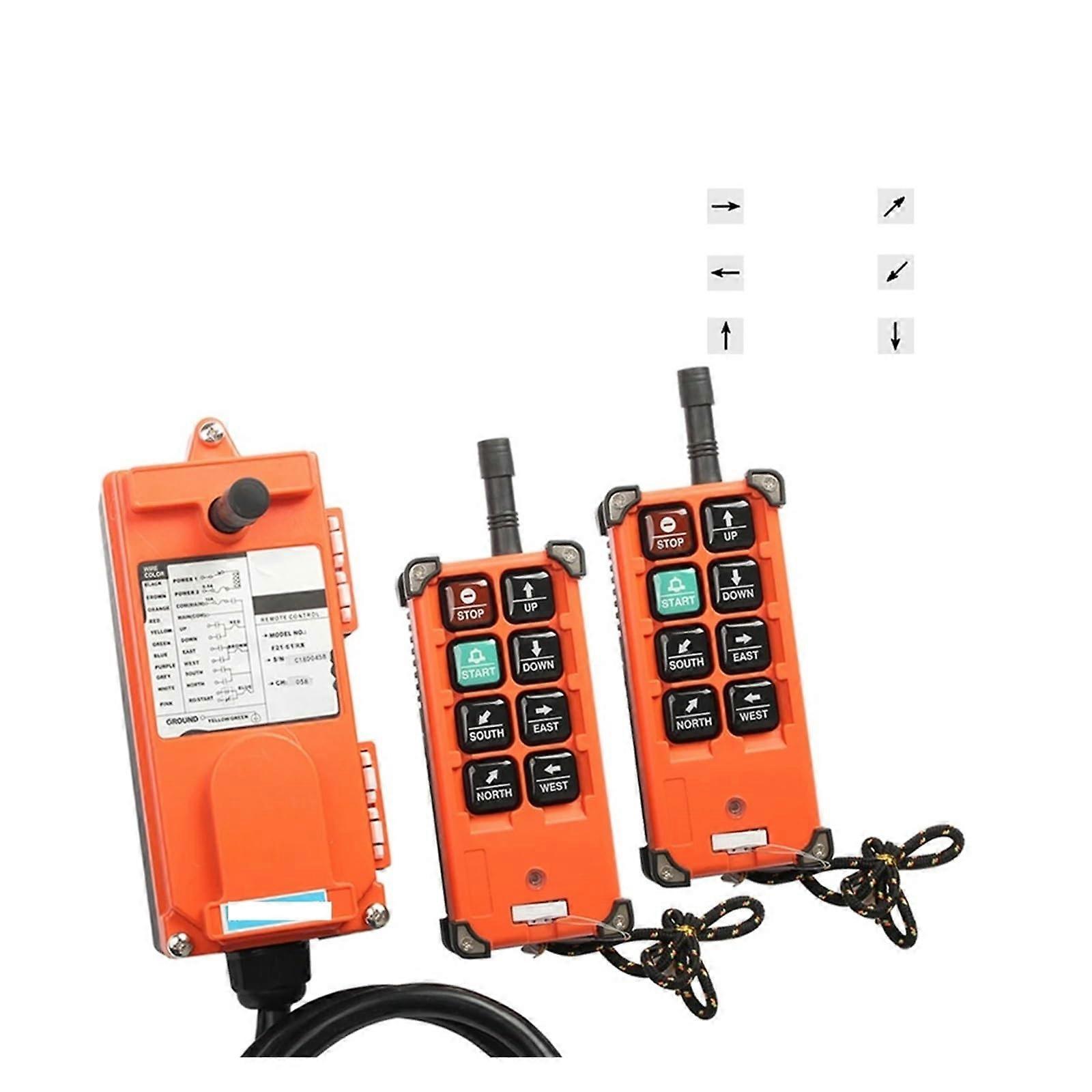 Wireless crane remote control industrial radio remote switch hoist control elevator 12V24V (Transmitter, VHF 31033112)