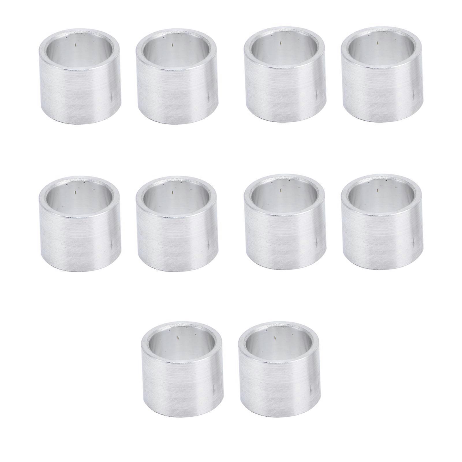 10pcs Aluminum Alloy Round Spacers Without Thread Support Accessories Outer Diameter 10mm