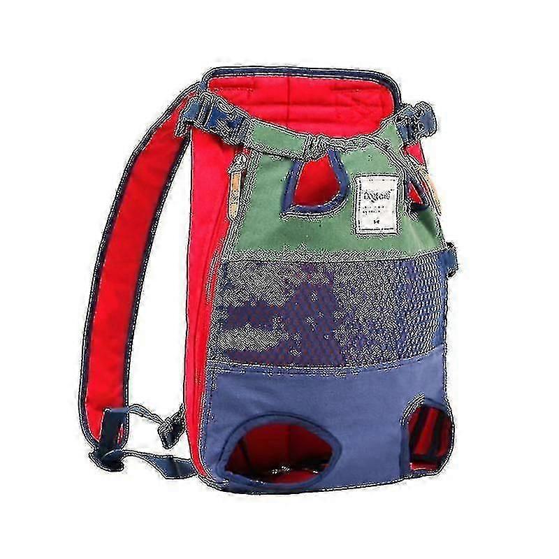 Compact Pet Travel Backpack with Adjustable Straps - Ideal for Small Dogs and Cats