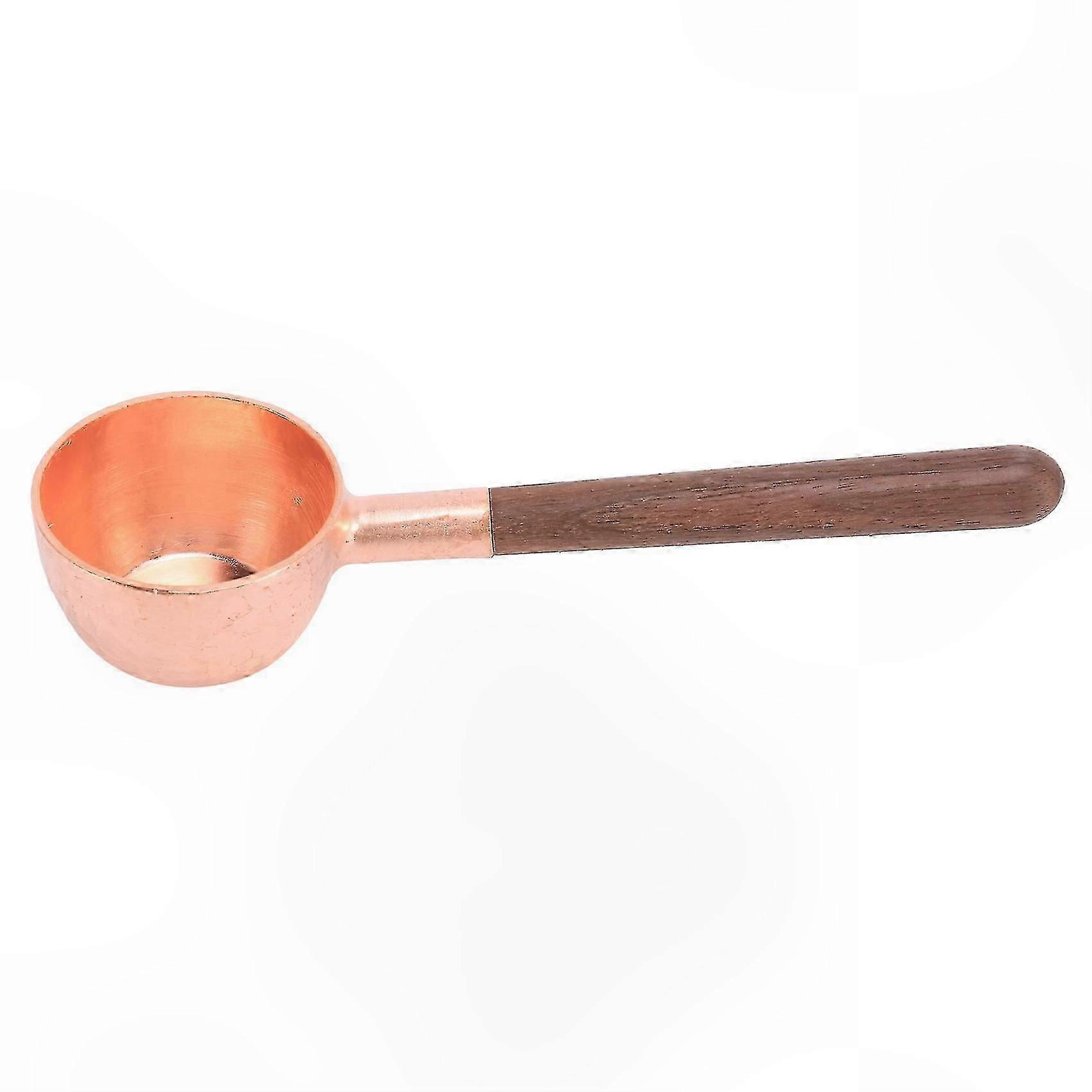 Copper Coffee Scoop with Measuring Function for Kitchen Use