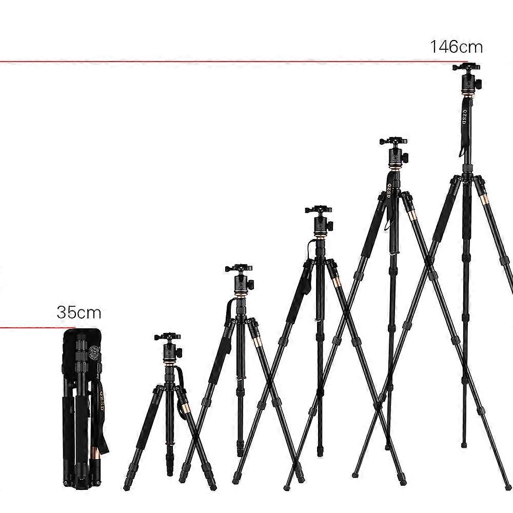 Q999S Pro Tripod Detachable Changeable Monopod with QZSD-06 Ball Head for SLR Camera Portable