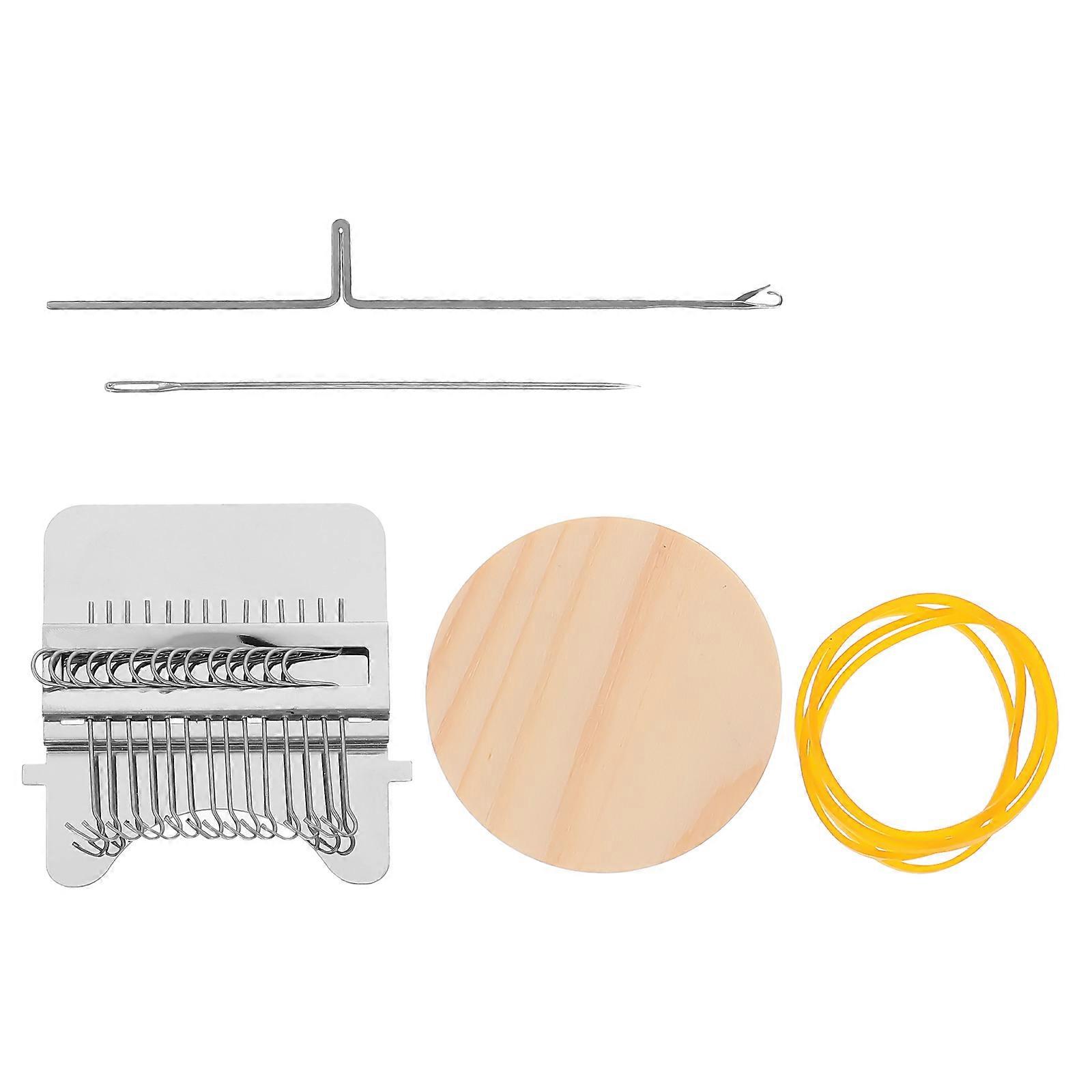 Mini Wooden Loom Set for DIY Hand Knitting – Educational Craft for Kids, Parents & Skill Development, Ideal for Sweaters, Scarves & Wall Decor