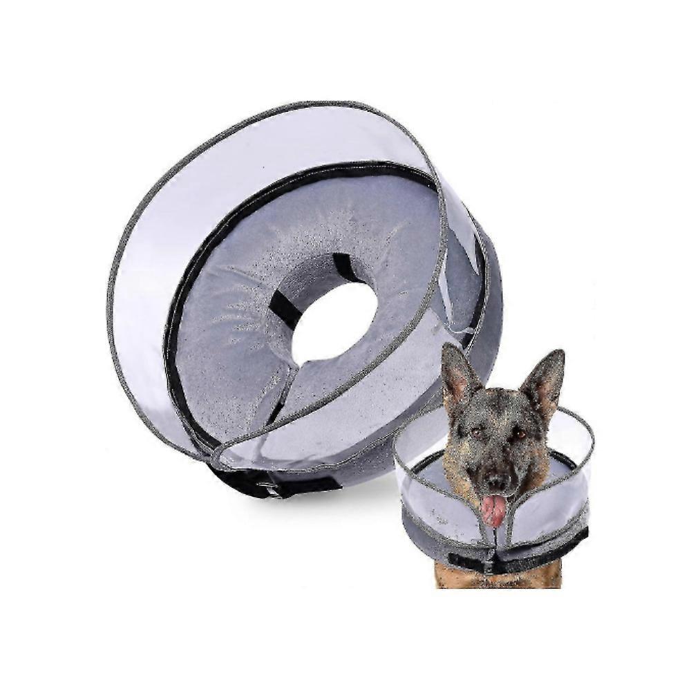 Dog Cone Inflatable Dog Cone After Surgery For Small Medium Large Dogs Soft Cones With Enhanced Anti-licking