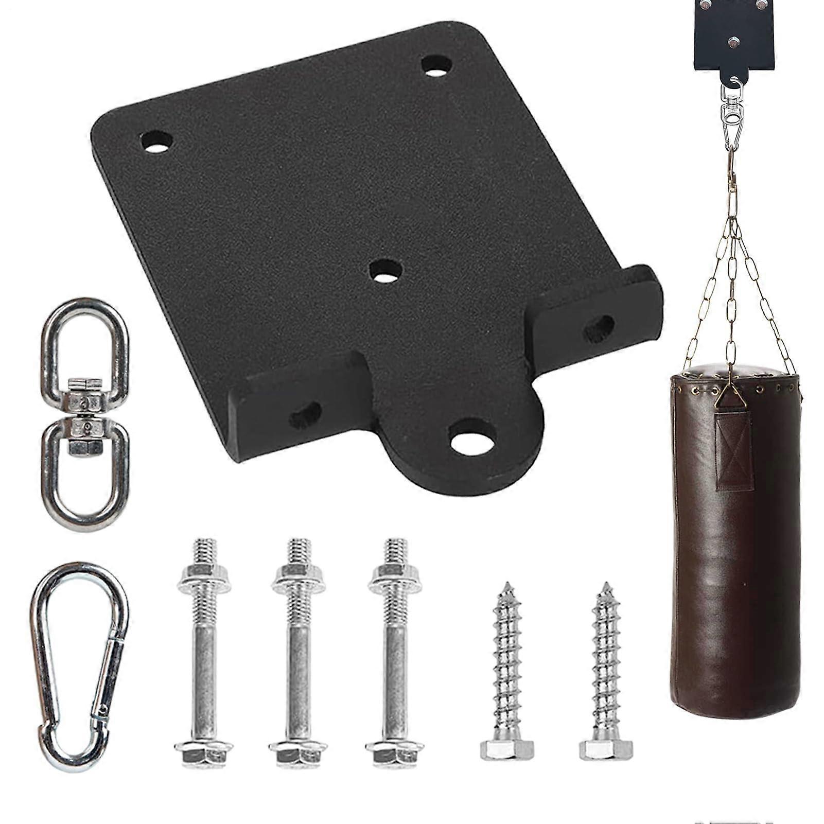 Bag Hanger - Heavy Duty Wall Mount and Ceiling Hook for 360° Rotation, Steel Punch Bag Holder for Muay Thai Training