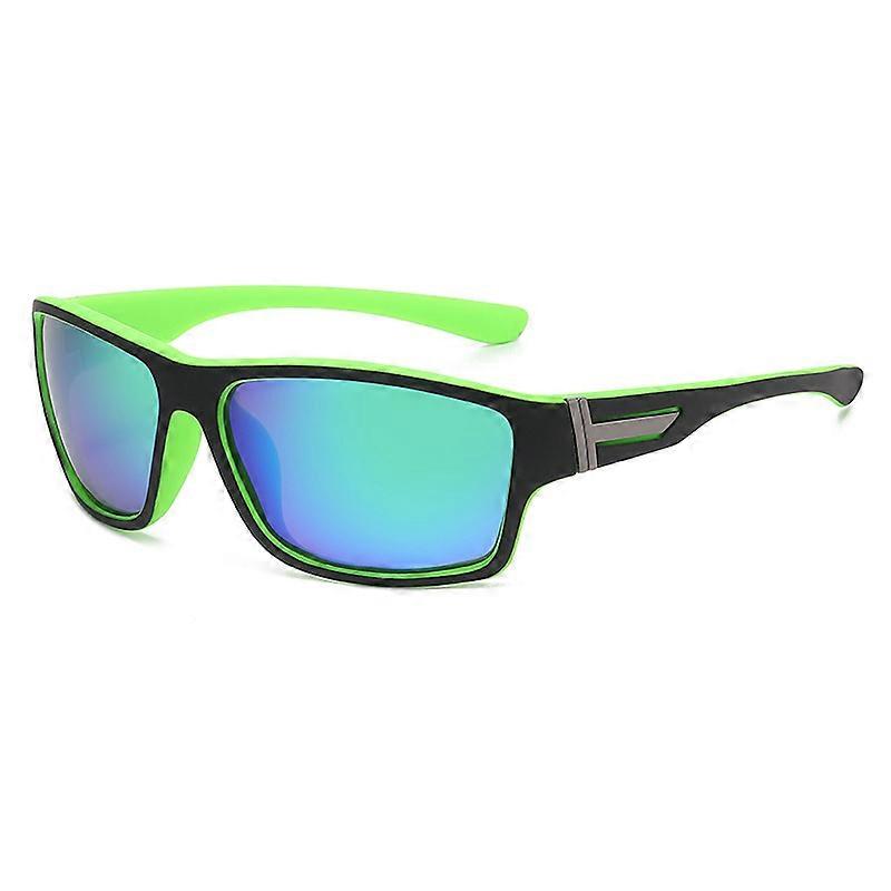 Polarized sunglasses with a full-frame wraparound design for sun protection and anti-reflection
