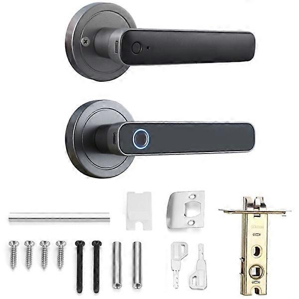WAFU Fingerprint Door Lock 2 Ways to Unlock, Key Unlock for Houses and Apartments