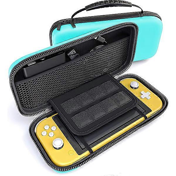 Game Console Storage Bag, Portable, Shockproof, Hard Handbag, Storage Box, Travel Case - Green