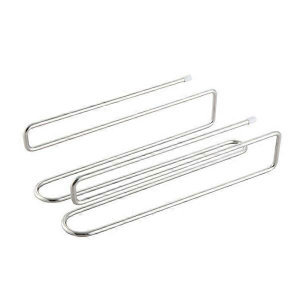 Vinglassstativ i rustfritt stål under skapholder