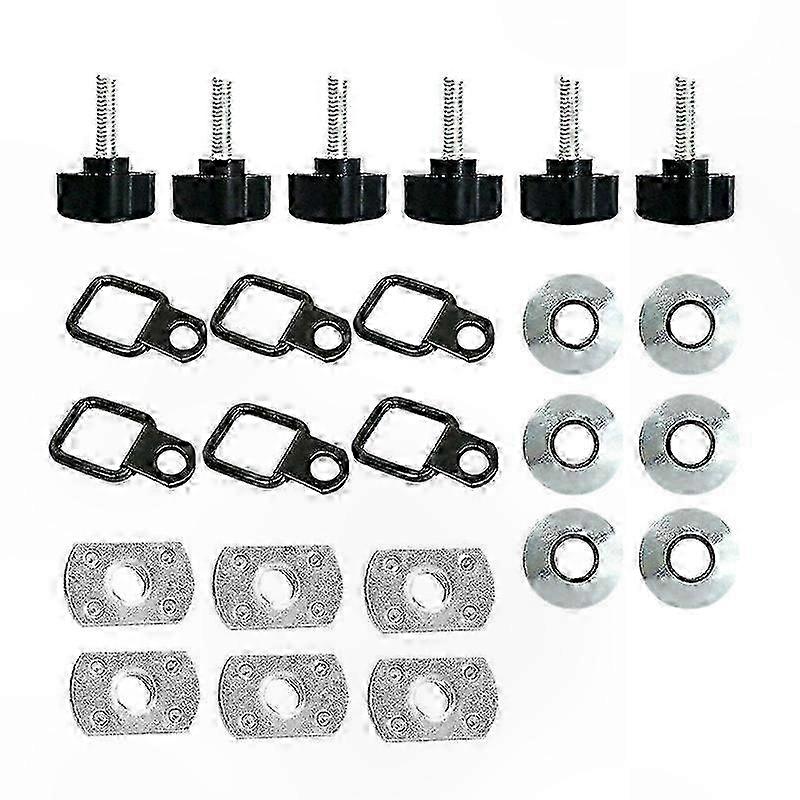 Universal Quick-Release Thumb Screw Kit for Hardtops on CJ YJ TJ JK JKU Vehicles
