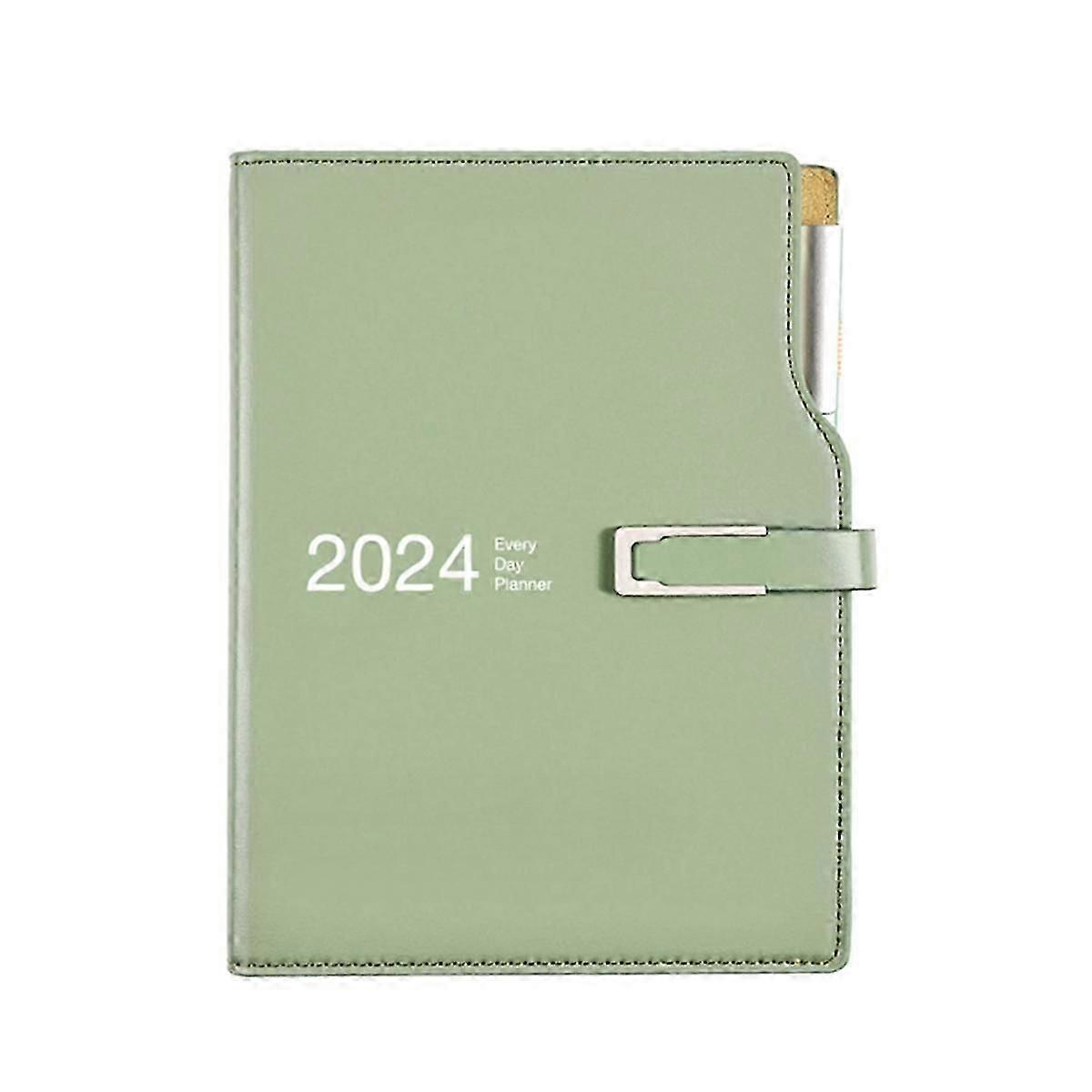 2024 A6 Daily Planner 1 Page Per Day Notebook Office Stationery Organizer