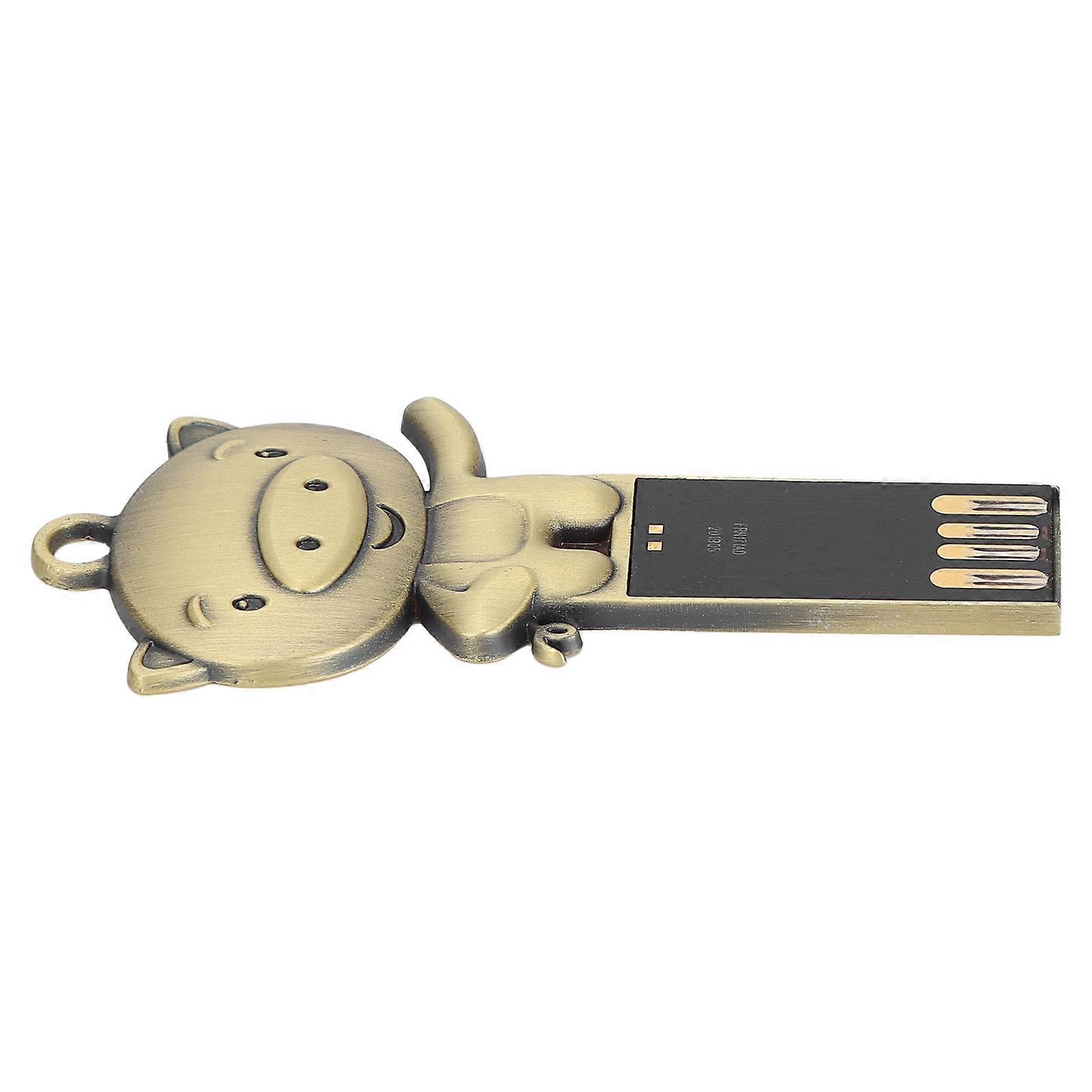 128GB USB 2.0 Waterproof Metal Portable U Disk for Windows
