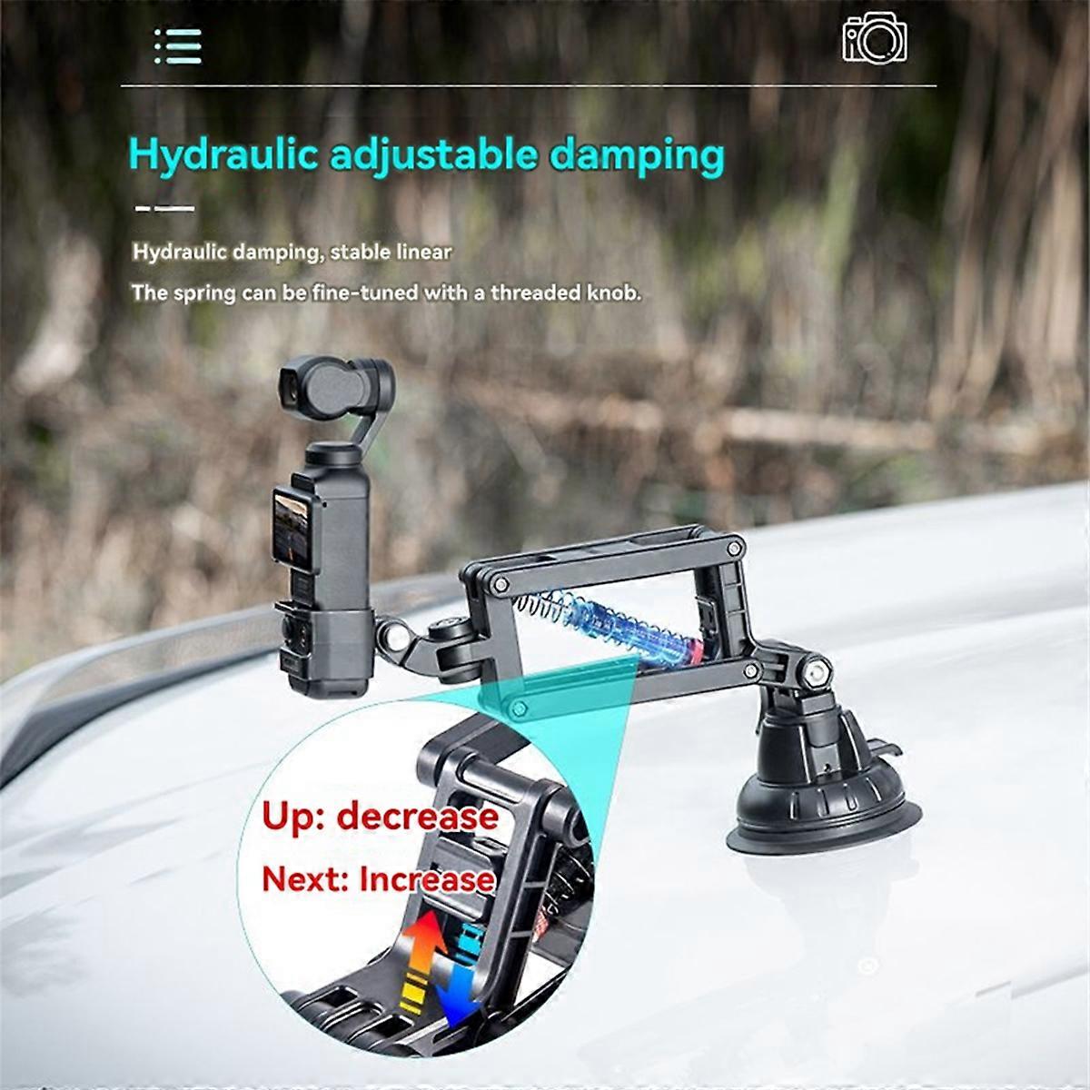 Camera Bracket Anti Shake Z- Holder Stabilizer for 3/ X4 Camera Part Car Suction Cup Mount