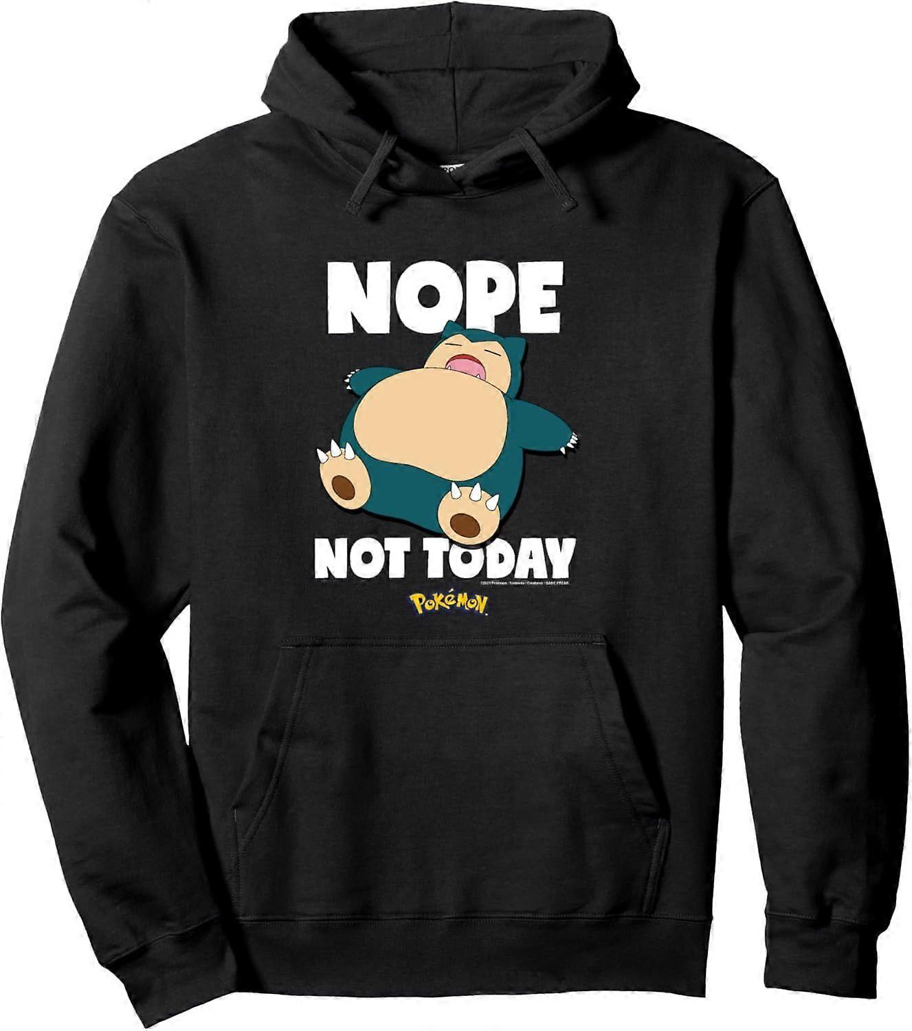 Nö Nicht heute Snorlax Pullover Hoodie Style 0357