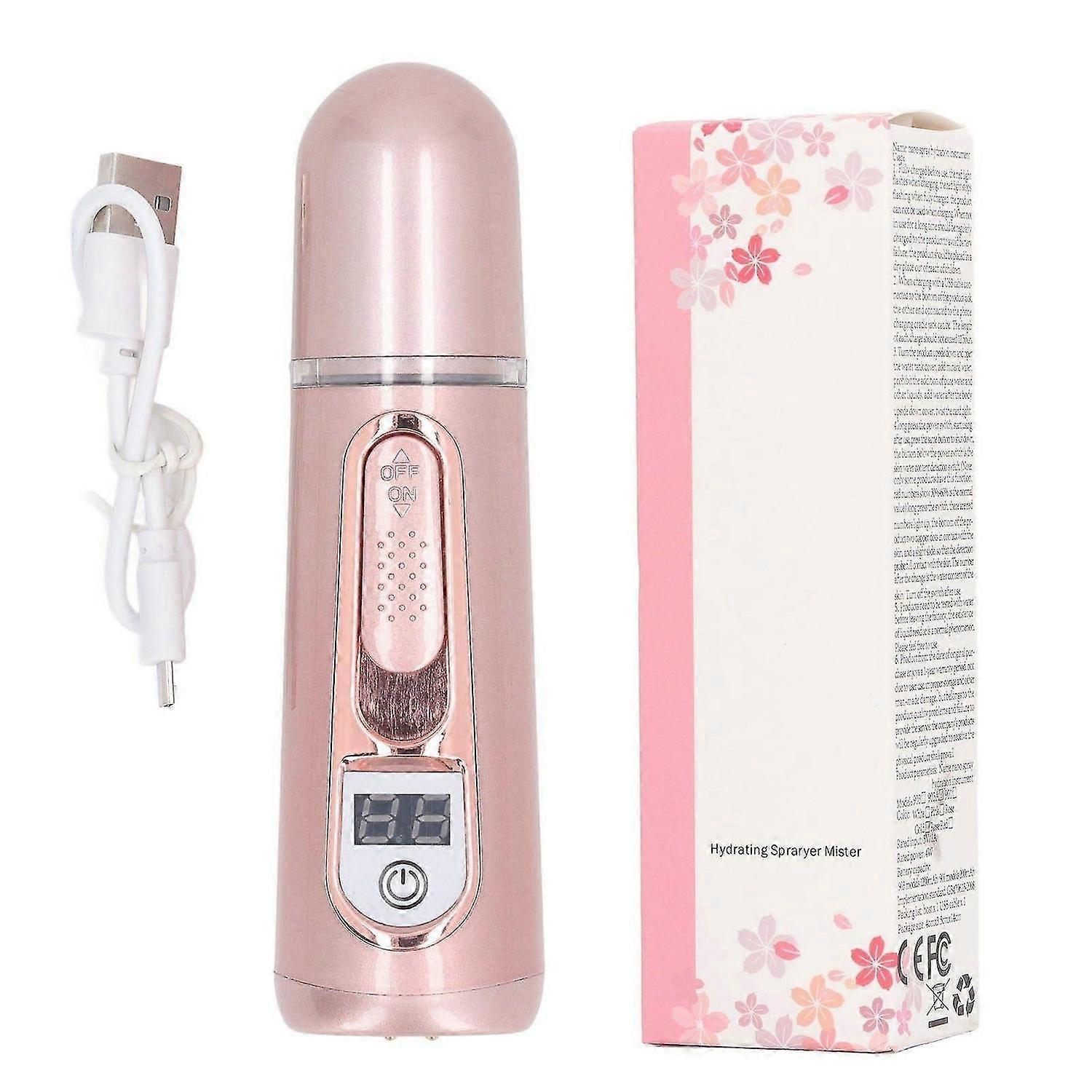 2025 Latest Model Facial Mist Sprayer Rechargeable Handheld Nano Mist Sprayer ...