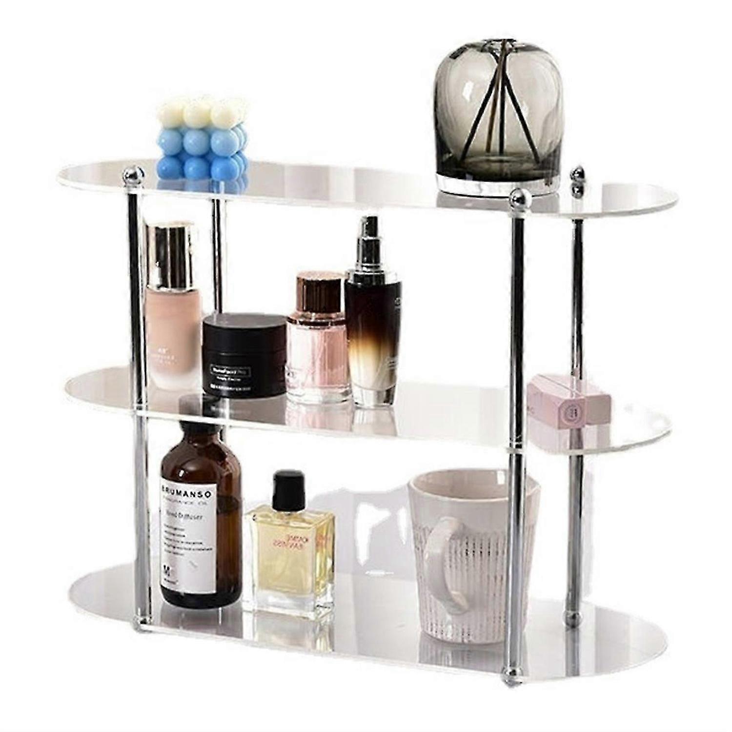 Ins Style Acrylic Multi-Layer Storage Rack Decorative Shelves D