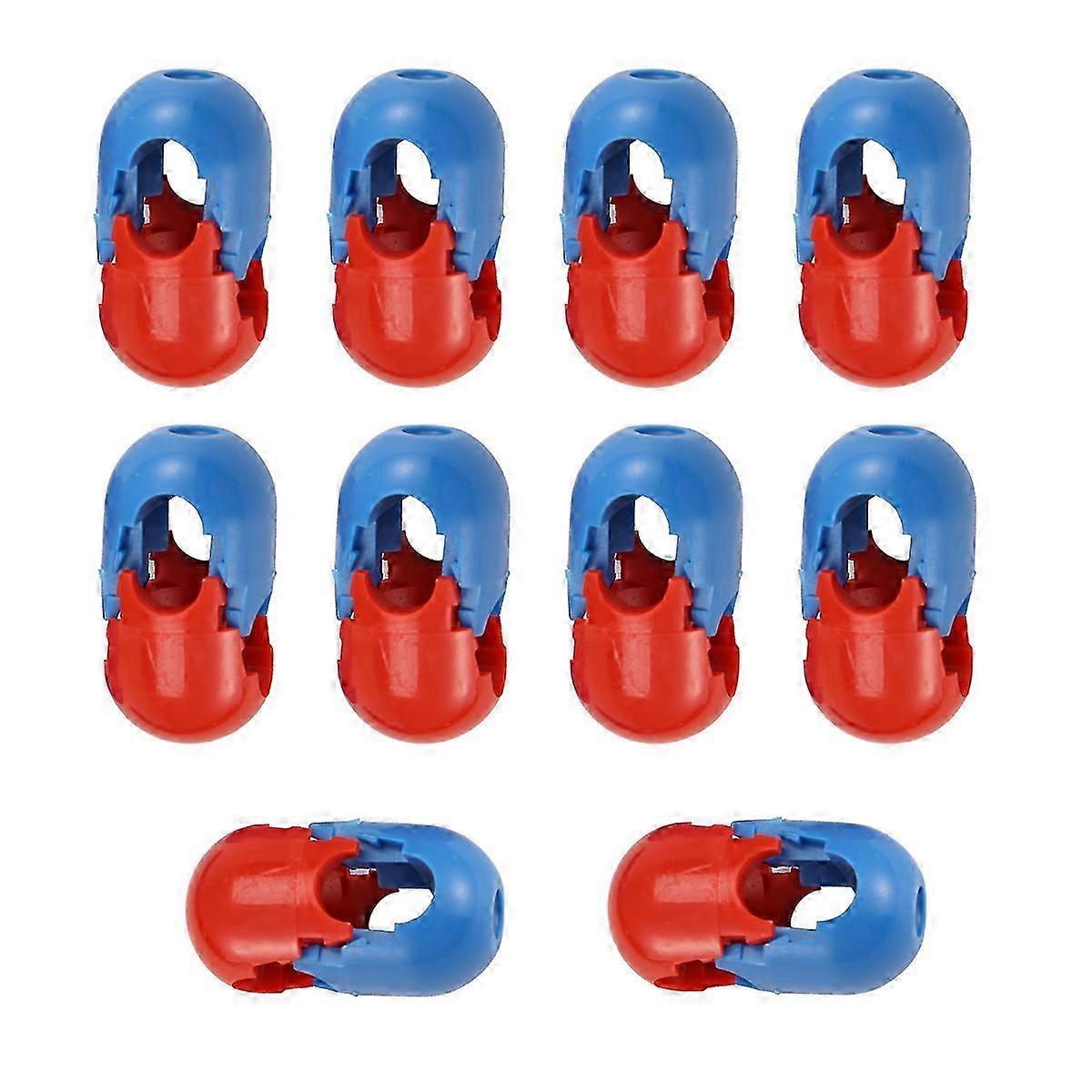 20Pcs Climbing Rope Net 12mm Plastic Connector Net Buckle Climbing Accessories for Outdoor Swing Cli SZRH A-F