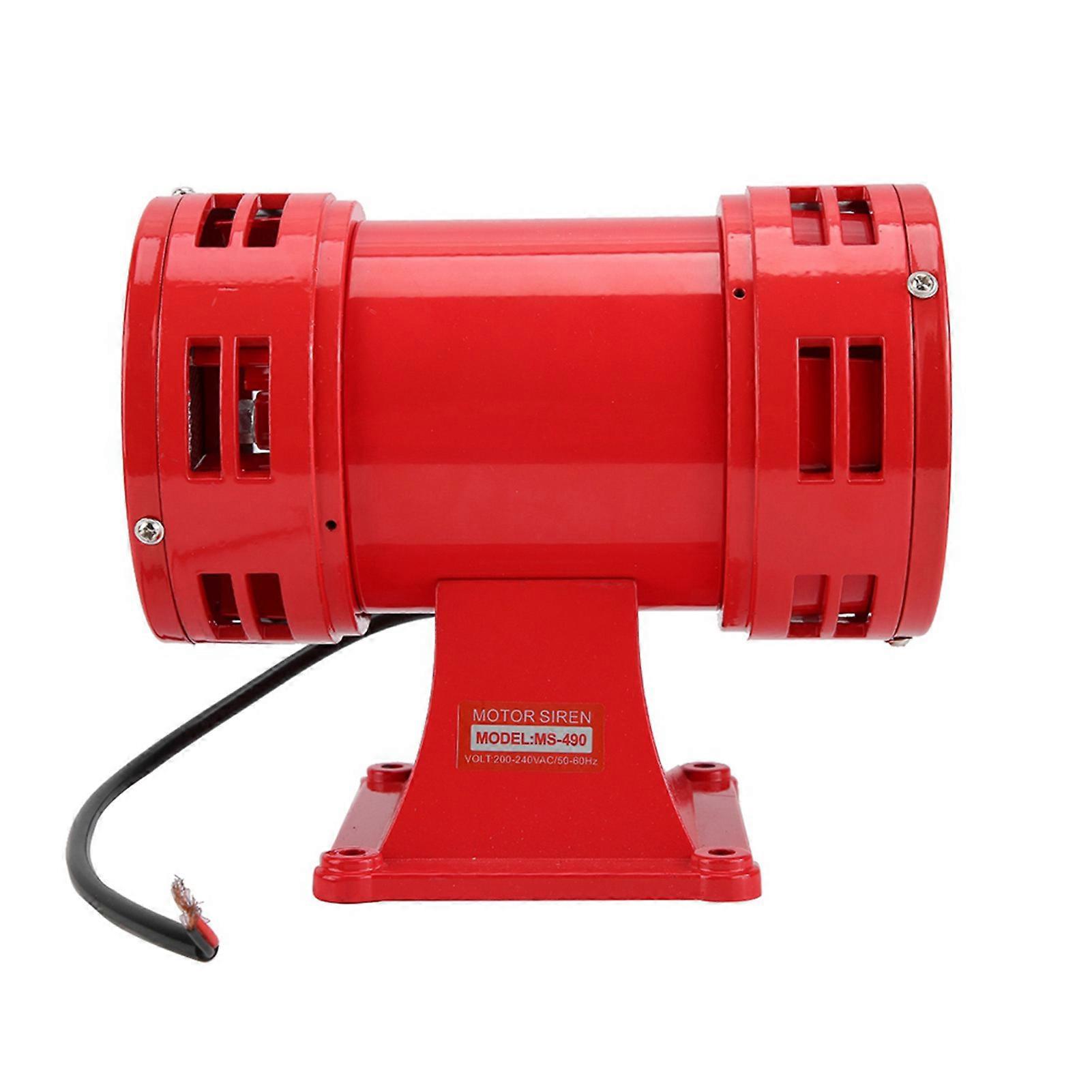 Sirène à moteur électrique de sécurité industrielle 150 dB, avertisseur sonore continu (220-240 V)