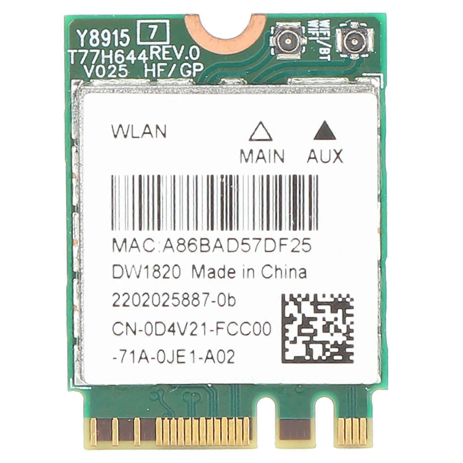 Wireless Card Dual Band 2.4G/5G 802.11A/B/G/N/AC DW1820 Network Computer Accessories for DELL Laptop