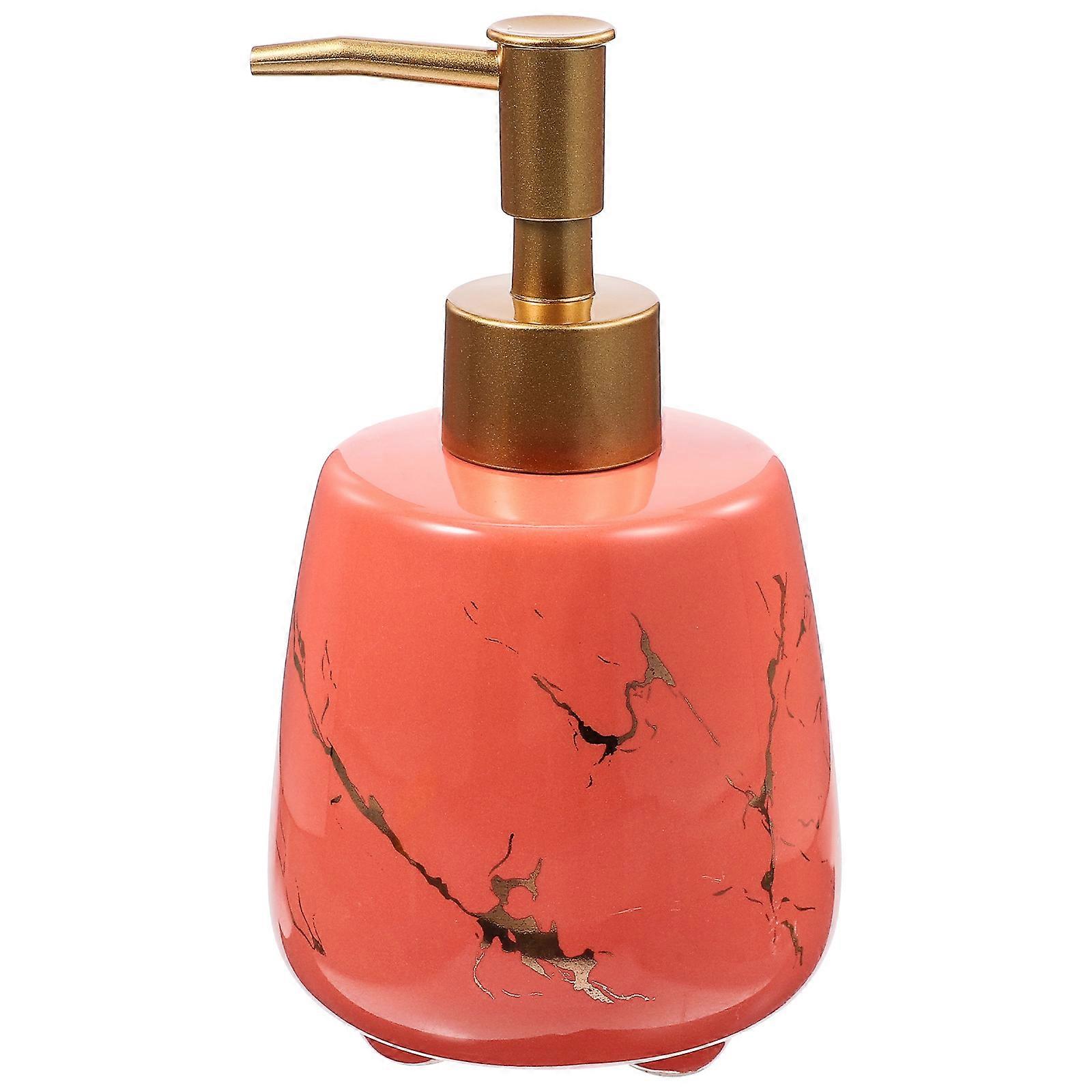 Ceramic Soap Dispenser Press Pump Bottle for Home Use