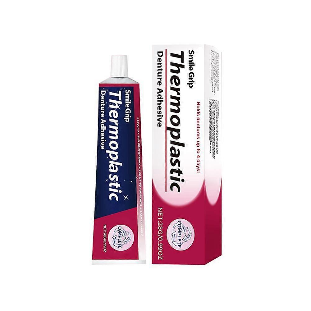 Cujmh Thermoplastic Denture Adhesive Strong Hold High Temp Safe Dental Care
