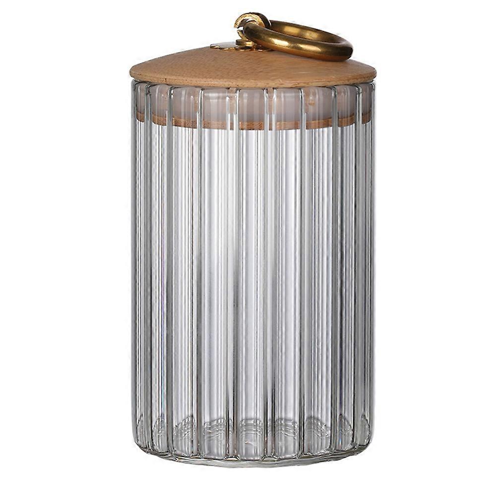 Glass Tea Leaf Storage Jar for Airtight Food Container Assorted Color