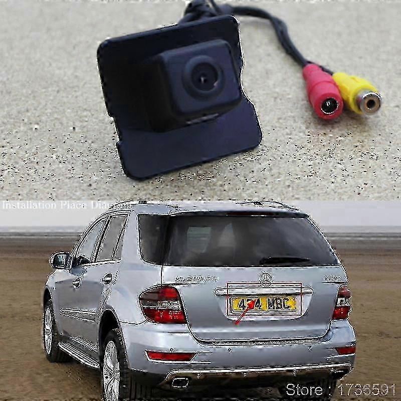 M ML GL R Class Rear View Camera with CCD Night Vision HD 12V Backup System for W164 X164 W251 Models