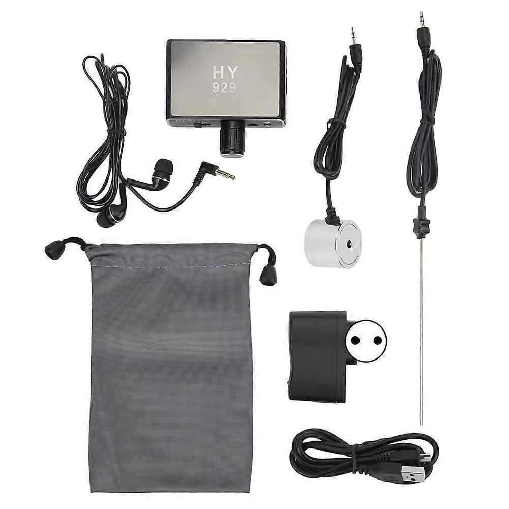 Underground Water Pipe Leakage Detector Enhanced High Strength Sound Intensifier for Site Construction EU Plug