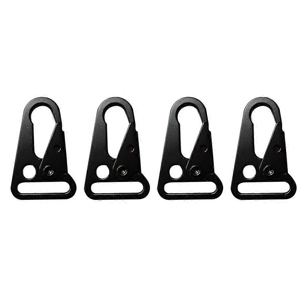 Z-Shaped Buckle Tool for Outdoor Equipment Usage Featuring Black 4Pcs