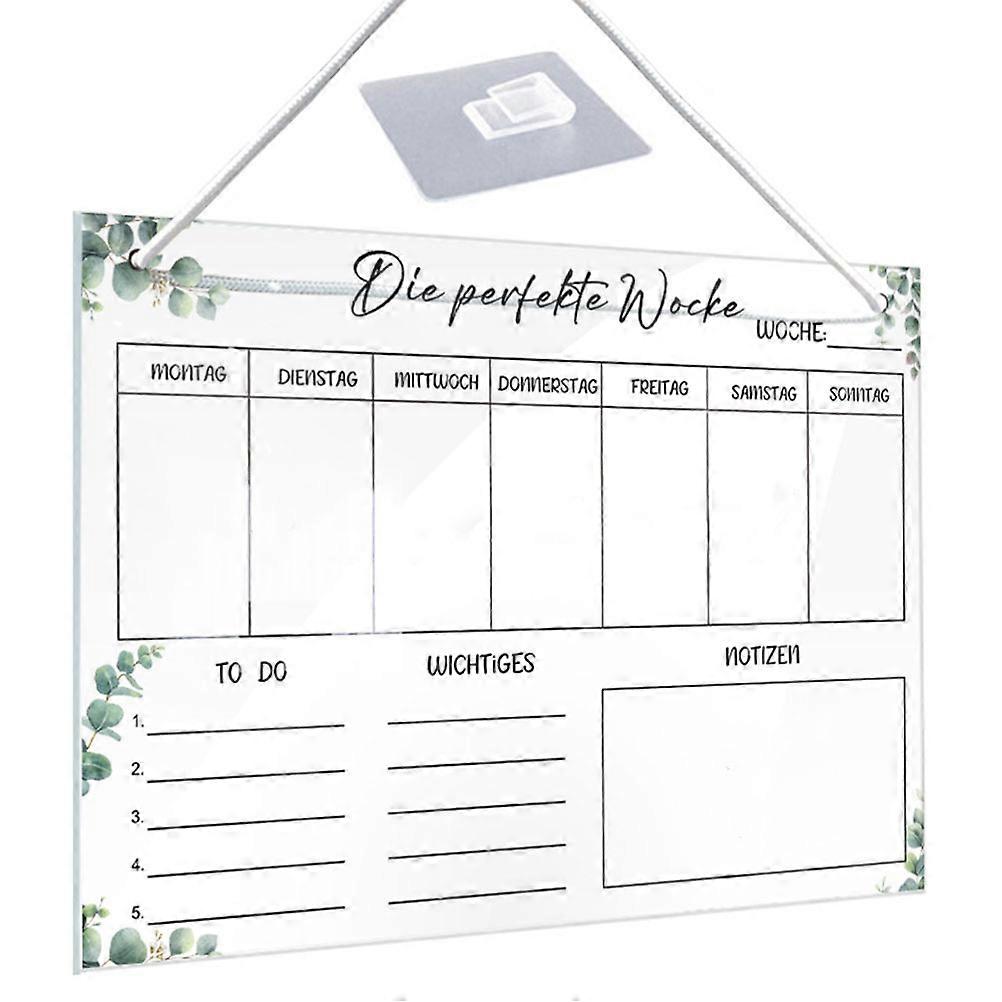 Wall Dry Erase Board to Do List Planner Board for Home Use 4Sets