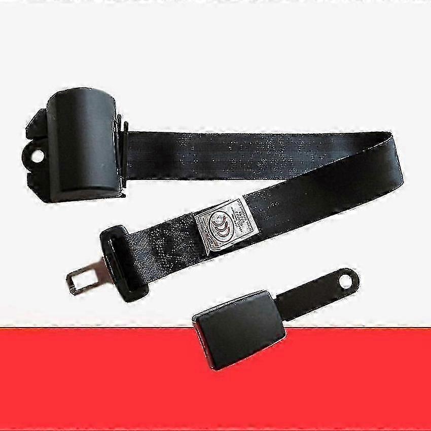 Retractable Seat Belt for Forklift Front and Rear Seats 2 Point Fully Enclosed with Base