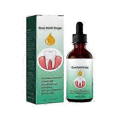1-3x gouttes de repousse de gencive, bain de bouche liquide Natural Gum Restore, gel de thérapie des gencives traitement de réparation des gencives