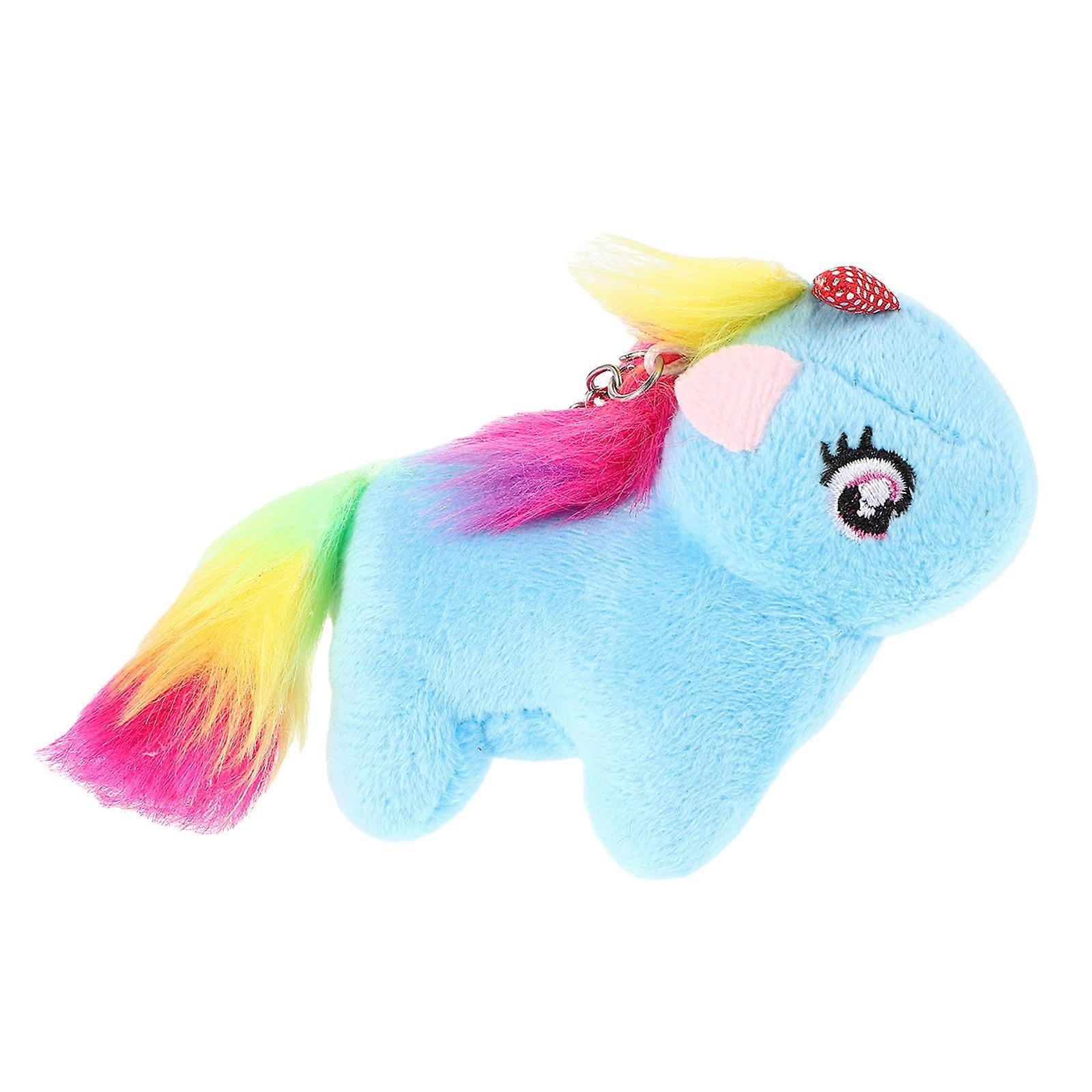 Charming Unicorn Keyring For Weddings And Events Cute Plush Bag Charm For Children Soft And Comfortable 1Pack