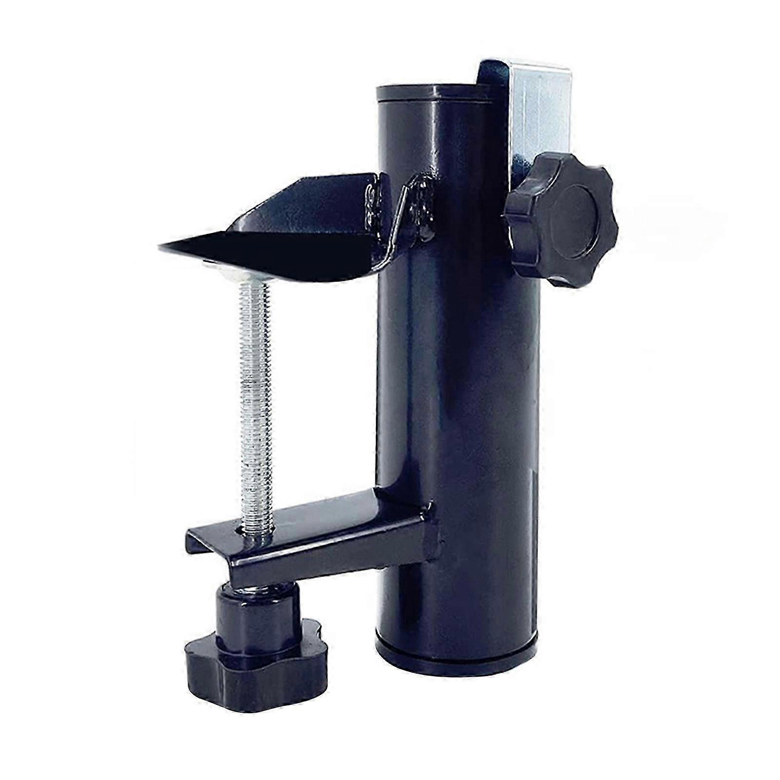 Space Saving Deck Umbrella Holder with Plastic Sleeves Suitable for Balconies Deck Railing
