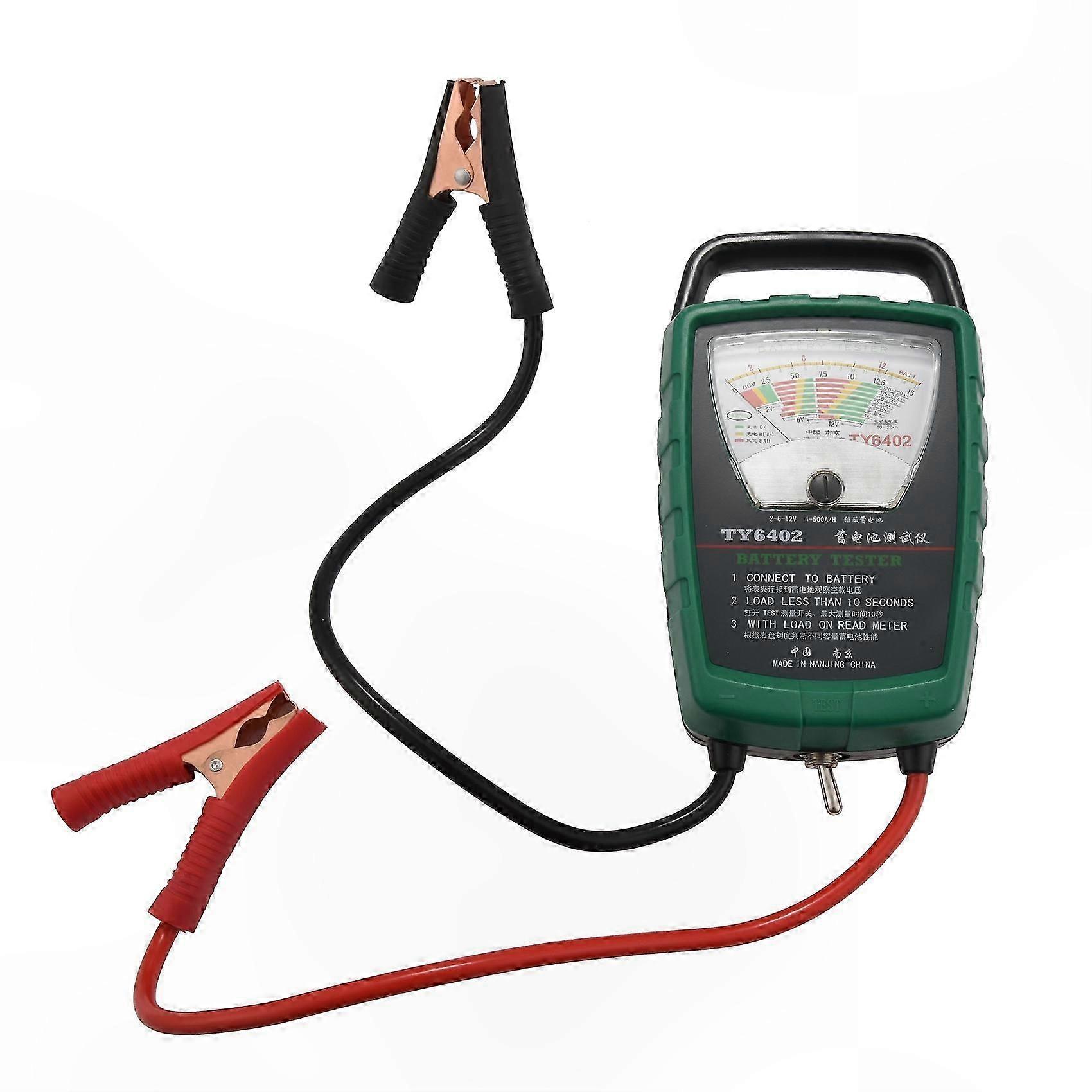 500A 2V 6V 12V Battery Tester for Automotive and Car Use with Alternator and Cranking Check Function Easy Operation