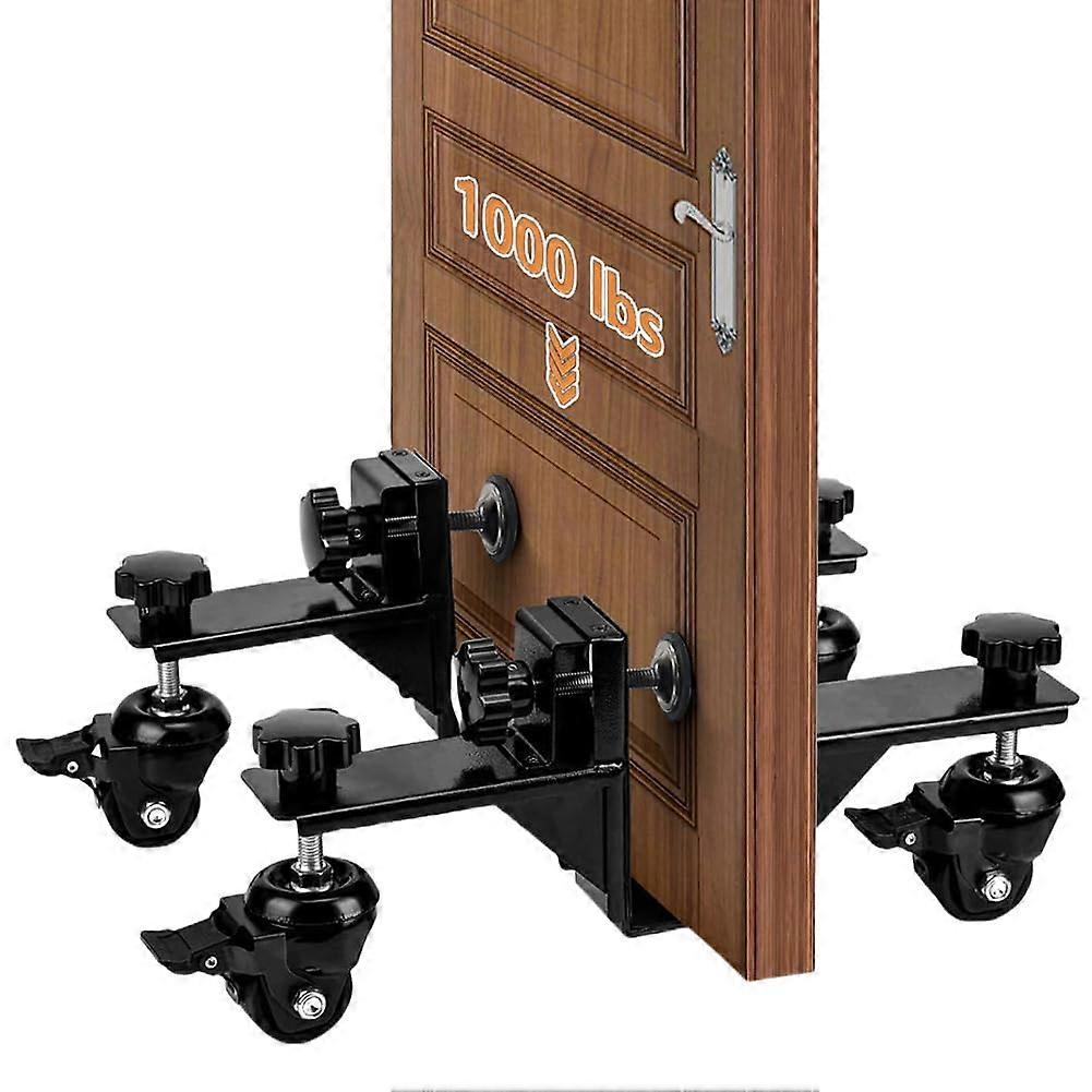 Door Installation Dolly 360Degree Rotation, Door Panel Trolley, HeavyDuty Mounting Hardware, Thickened Roller