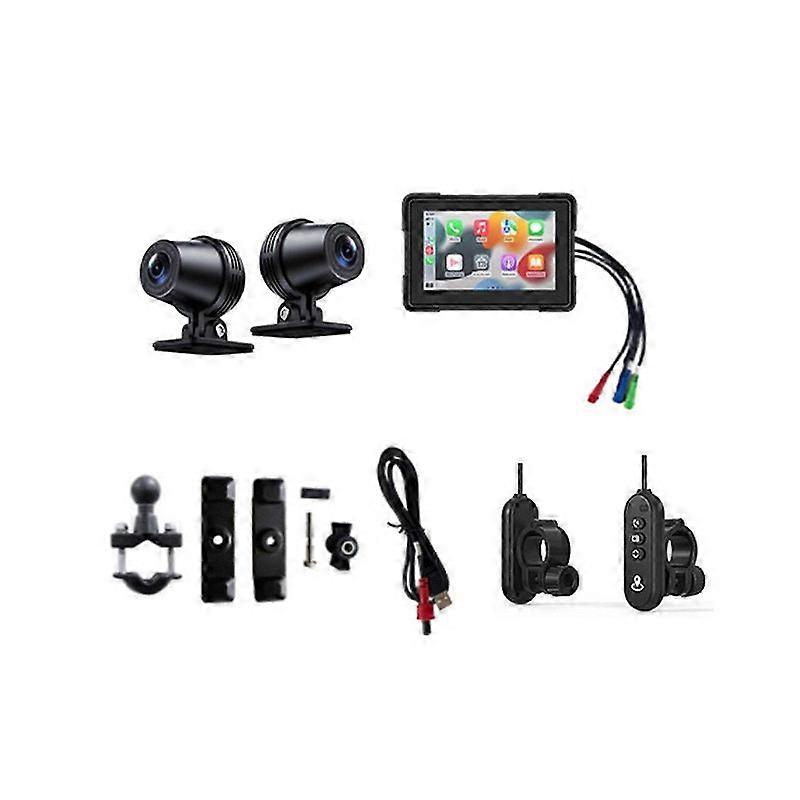 Carpuride W702 Carplay inalámbrico Android Auto GPS para motocicleta estéreo