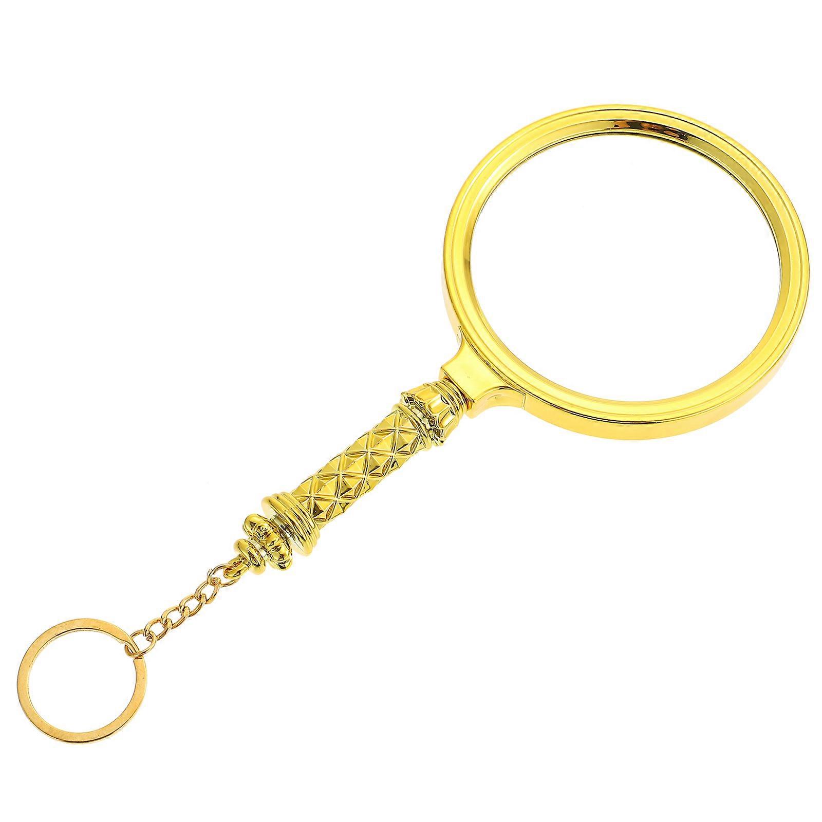 Reading Magnifiers Golden Handheld Magnifying Glasses for Home 3Pcs