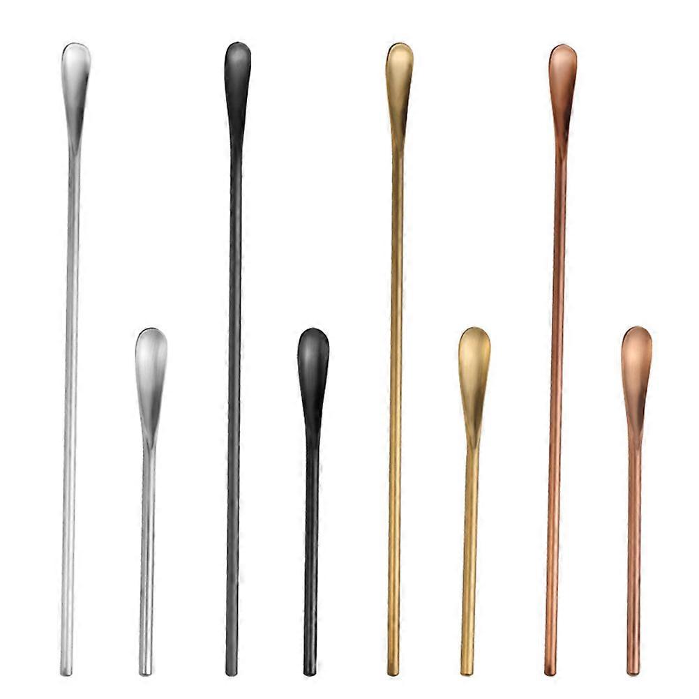 Coffee Spoons Stainless Steel Spoons for Home Use 2Pcs Golden