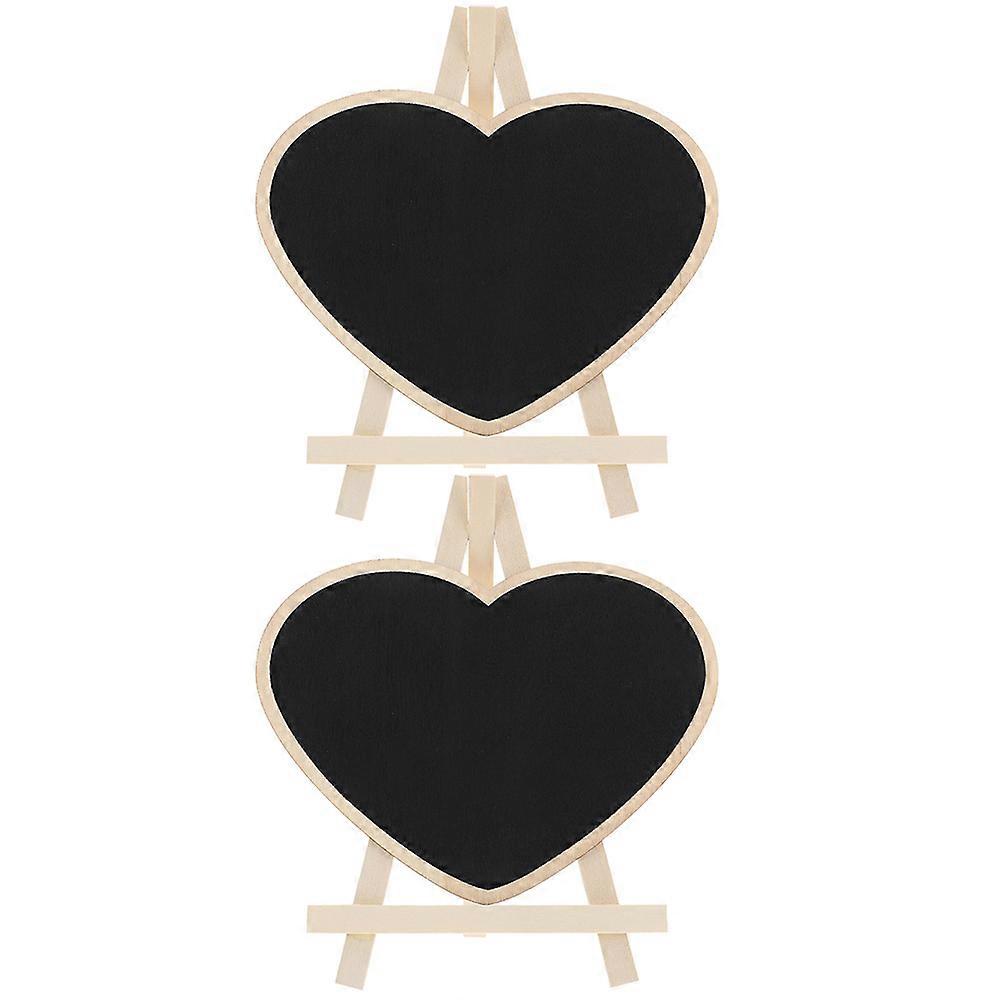Chalkboard Sign Board For Home And Bar With Heart Shaped Design 23X15CM Perfect For Leaving Messages 10 Pcs