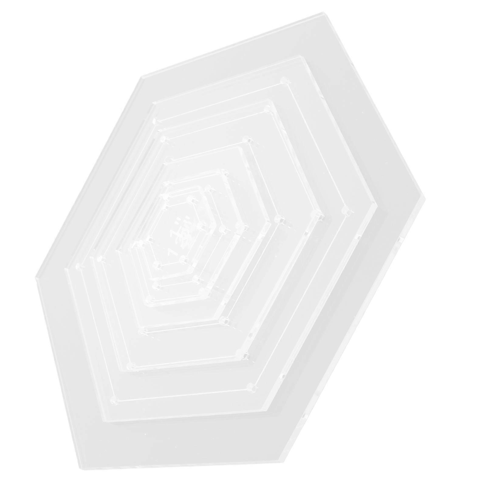 Patchwork Quilting Template Acrylic Stencil for Sewing Craft 18Pcs