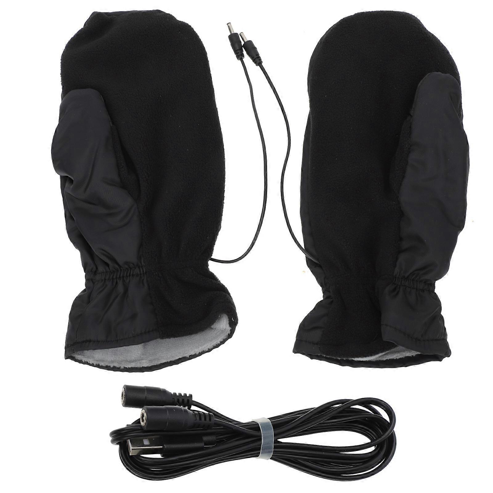 Winter Electric Heating Mitts for Warm Keep Outdoor Use 2Sets