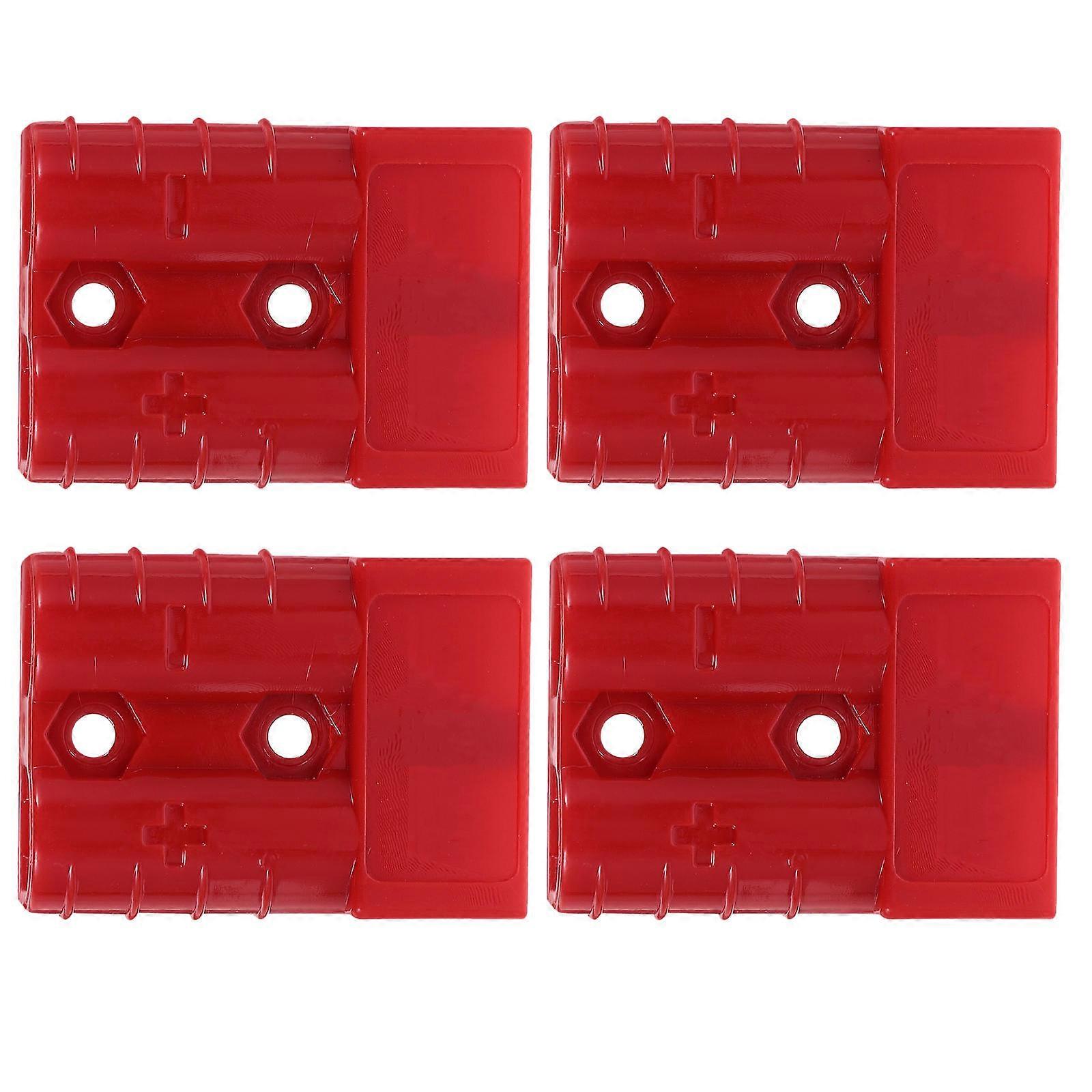 50 Amp Connector Power Connector for Circuit with 4Pcs Red Battery Connectors
