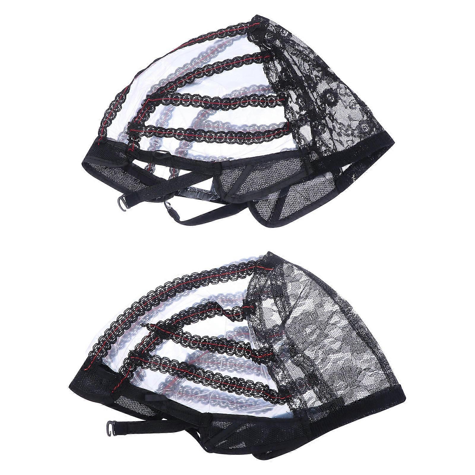 Black Mesh Hairnet Wig Making Hair Styling Accessories Good Elasticity