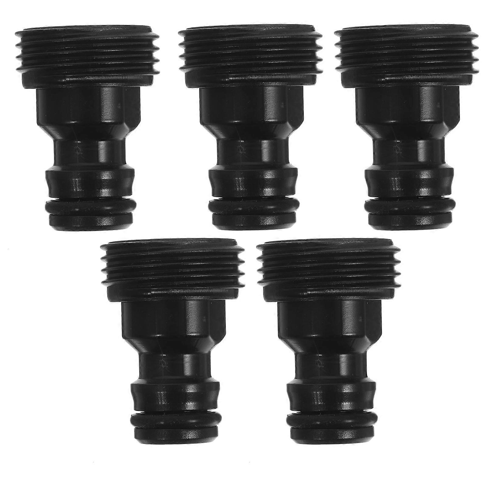 Water Inlet Hose Adapter For Dishwashers And Washing Machines Quick Connect 15 Pcs High Strength Black Plastic