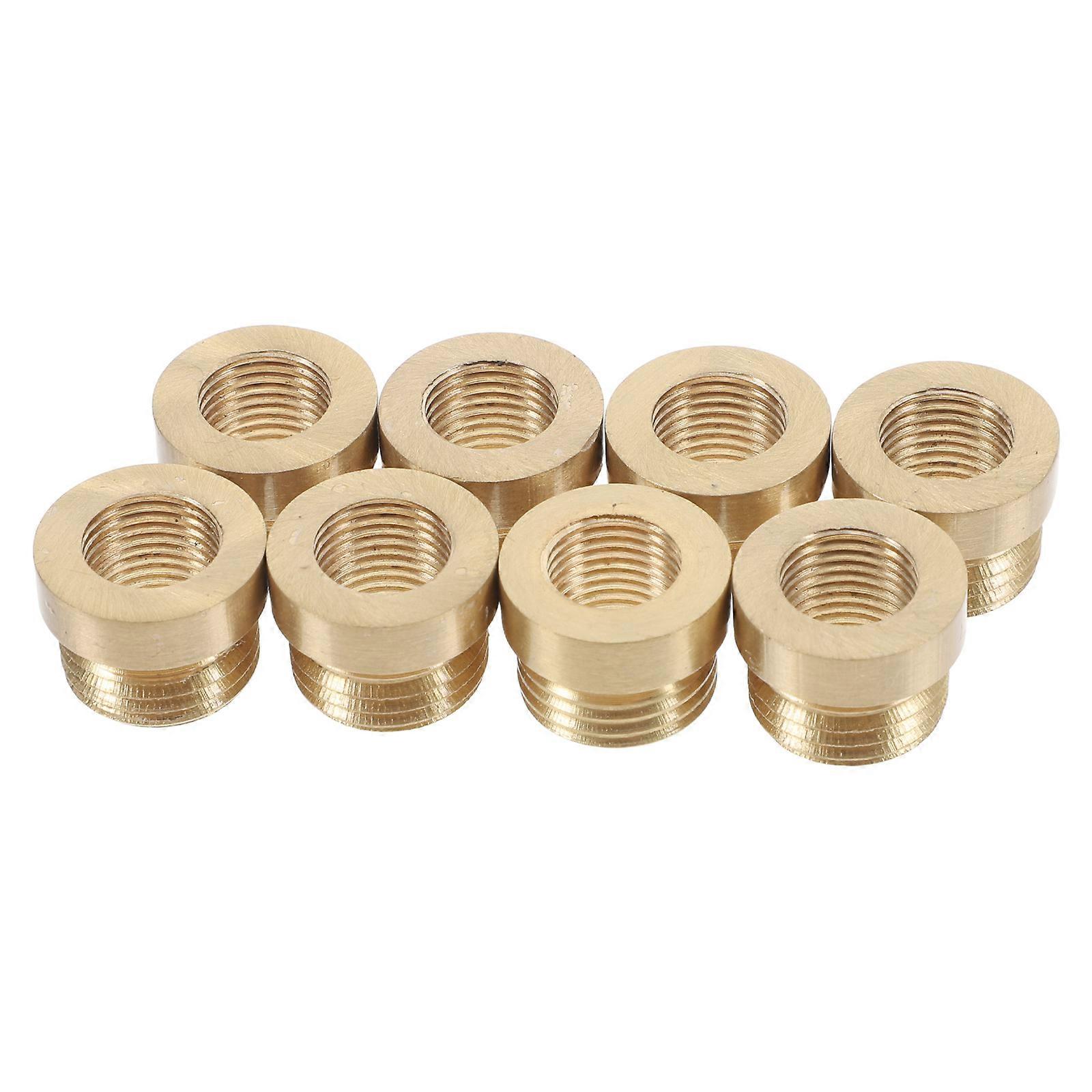 16 Pcs Thread Conversion Adapter Nut Designed For Lighting Fixture Maintenance With Copper Construction